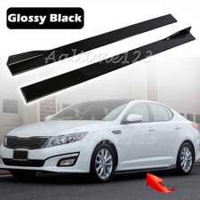 For Kia Optima Forte Glossy Side Skirt Extension Splitter Spoiler Lip Rocker Kit For Kia Optima Forte Glossy Side Skirt Extension Splitter Spoiler Lip Rocker Kit