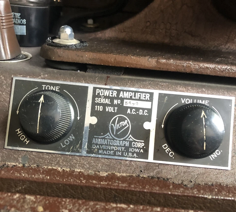 Proyector Victor Animatógrafo 16mm De Colección 10 No Funciona Para Piezas AM Foto 2 de 4