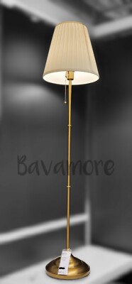 IKEA ÅRSTID Floor lamp, brass, white/pull switch, Steel, Polyester BRAND NEW 61 IKEA ÅRSTID Floor lamp, brass, white/pull switch, Steel, Polyester BRAND NEW 61
