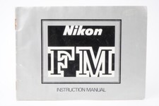 Nikon FM User Manual.