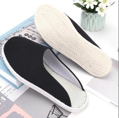 Mens Cotton Arts Karate Kung Fu Shoes Slippers Tai Chi Casual Flats Canvas Hot