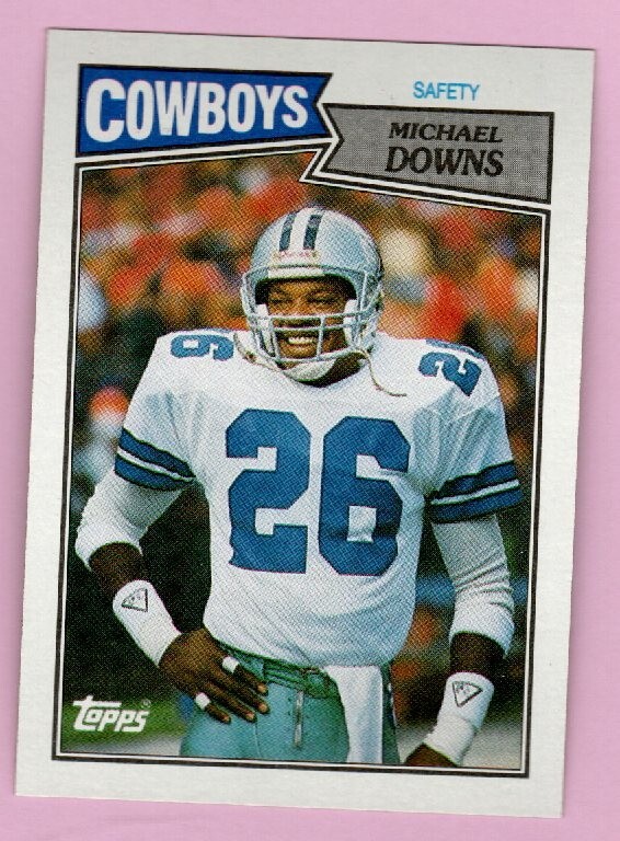1987 Topps Football #271 Michael Downs Dallas Cowboys Safety