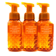3-Pack Bath  Body Works SWEET CINNAMON PUMPKIN Gentle Foaming Hand Soap 8.75 oz