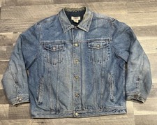 Big Mac Mens XL Quilt Lined Vintage Denim Jean Jacket