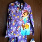 DORA The Explorer Pajamas NEW Girls 6/6x 2 Piece Button Shirt Pants Pjs NWT Pets