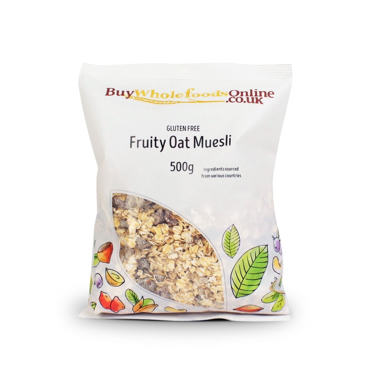 Gluten Free Fruity Oat Muesli 500g | BWFO | Free UK Mainland P&P