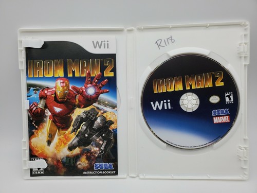 Iron Man 2 (2010 Nintendo Wii) Complete with Manual TESTED - Picture 2 of 5