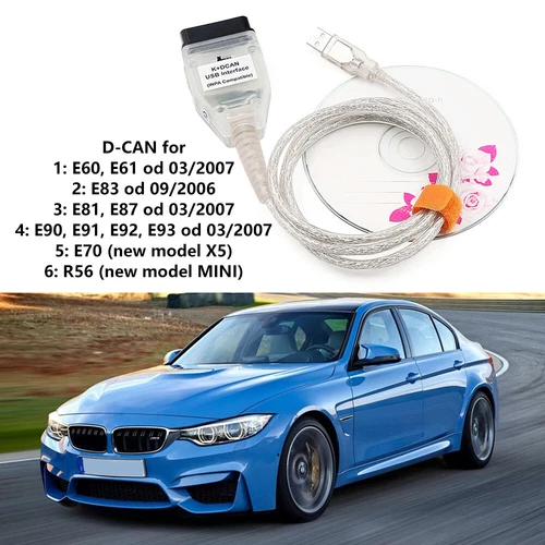 For BMW Coding K +DCAN OBD2 NCS Expert USB Interface Cable Diagnostic - Picture 21 of 23