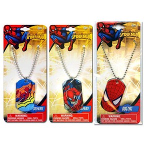 spiderman dog tag
