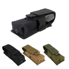 Outdoor Tactical Flashlight Pouch EDC Tool Accessories Belt Bag Waist Pack New