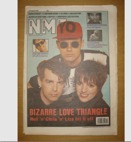 NME August 19, 1989 Magazine Featuring Lil Louis