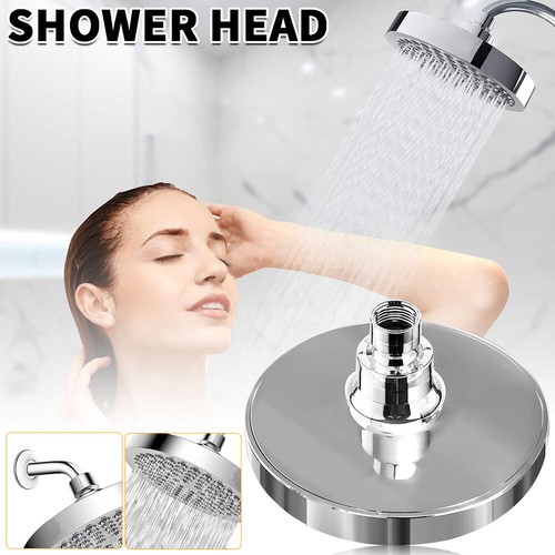 Luxury Shower Head High Pressure Waterfall Bathroom Showerhead Adjustable Angles - Picture 2 of 13
