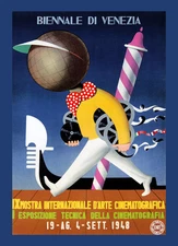 Film Movie Festival Venice Venezia 1948 Exposition Vintage Poster Repro FREE S/H