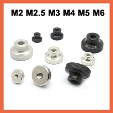 Knurled Thumb Nuts Carbon Steel High Form Hand Grip Knobs M2 M2.5 M3 M4 M5 M6