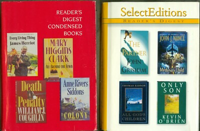 Reader's Digest Select Editions Books 1993-2006 Lot of 8! Total of 32 Novels!