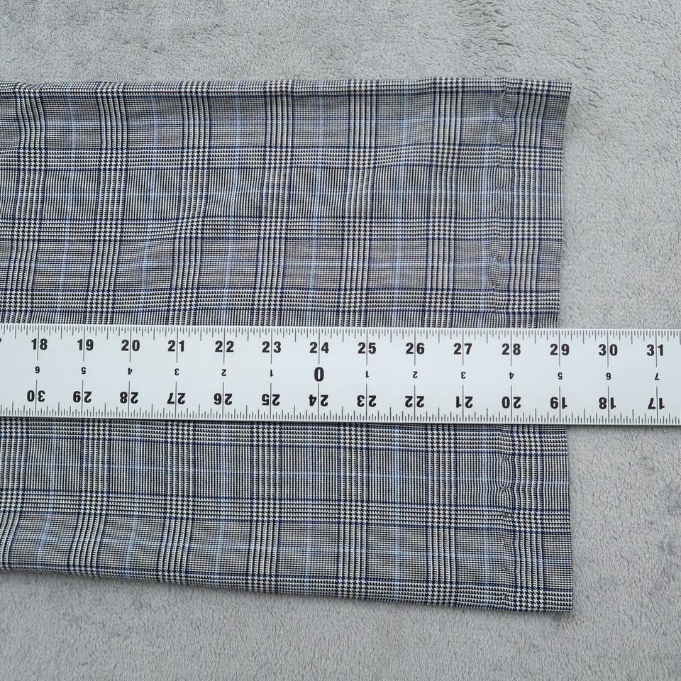 Calvin Klein Pants Women's 8 Plaid HighRise WideLeg Trouser 31x29