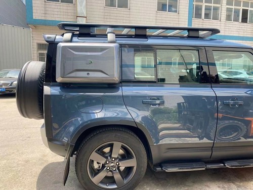 Side Mounted Gear Box Carrier Fits for LR Defender 130 2023-2024 Eiger Grey - Imagen 9 de 12