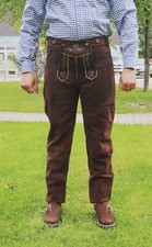 Vhersily Costume Tradizionale Pantaloni Festa della Birra Popolare Oktoberfest Uomo Pantaloncini Bavaresi con Bretelle Tedesco Vestito Tirolese Lederhosen Bavarese Marrone, da Discoteca Vhersily Costume Tradizionale Pantaloni Festa della Birra Popolare Oktoberfest Uomo Pantaloncini Bavaresi con Bretelle Tedesco Vestito Tirolese Lederhosen Bavarese Marrone, da Discoteca