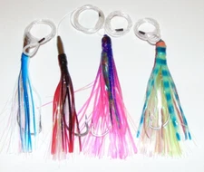 4 Trolling Lures Custom Pack Saltwater Offshore Fishing Mahi Sail Tuna Wahoo Lot