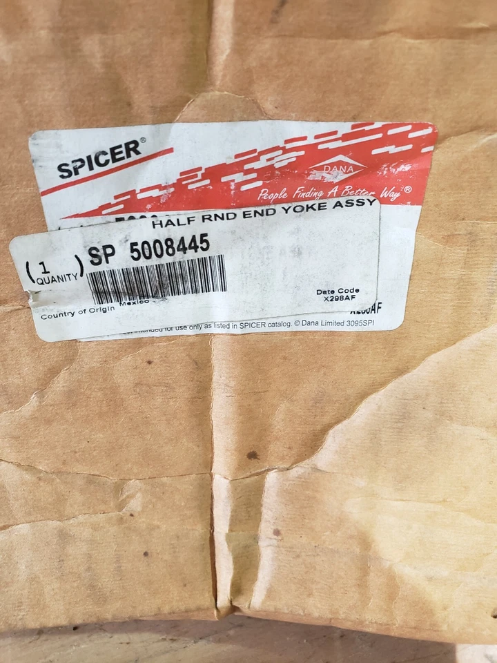 Spicer SP 5008445 Half RND END YOKE ASSY SP 250 4 08455 1X | eBay