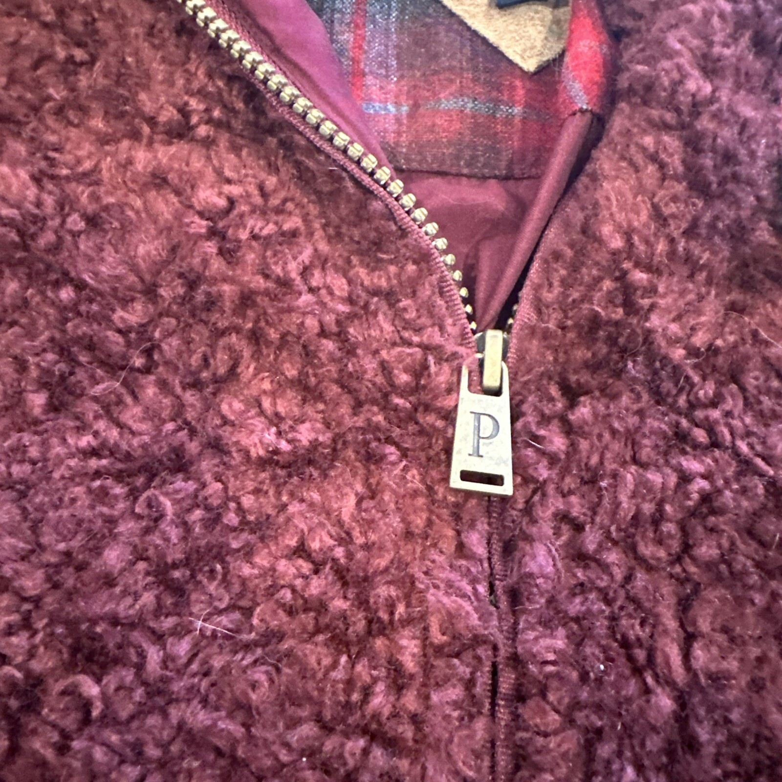 Pendleton Women’s Flannel Lined Full Zip Wool Pol… - image 5