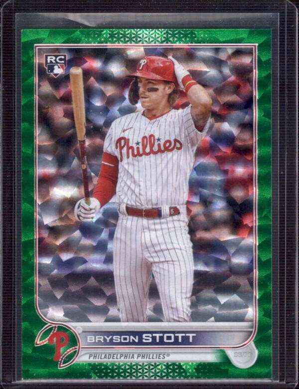 BRYSON STOTT 2022 Topps Update #US224 Green Foil Rookie RC #243/499