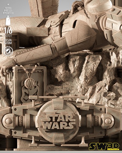 Savage Opress Star Wars 3D Printed Figure, Unpainted Clone Wars Model Kit - Picture 3 of 3