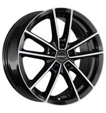Borbet W 8,0x19 ET44 black polished glossy Alufelge