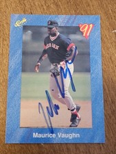 1991 Classic MO VAUGHN Red Sox In-Person Signed Autographed AUTO
