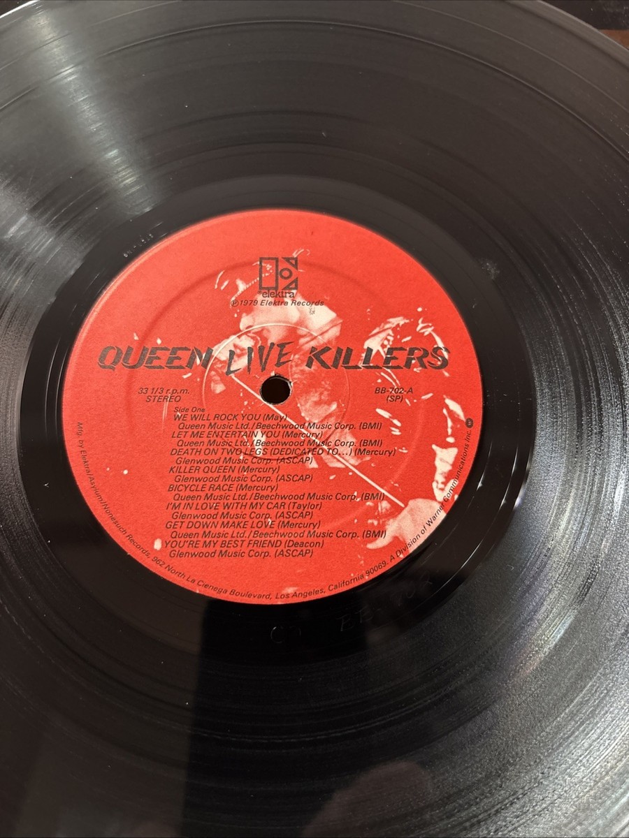 QUEEN - LIVE KILLERS 1979 ELEKTRA 2XLP BB702 ORIGINAL