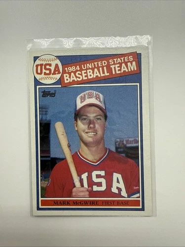 🔥⚾  1985 Topps Baseball #401  🔥⚾  MARK McGWIRE  ⚾🔥 (1984 USA Baseball Team)