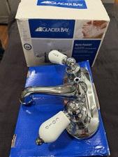 Glacier Bay 4-IN-CENTERSET Bathroom Faucet Chrome 2-Handle 102 856 New In Box