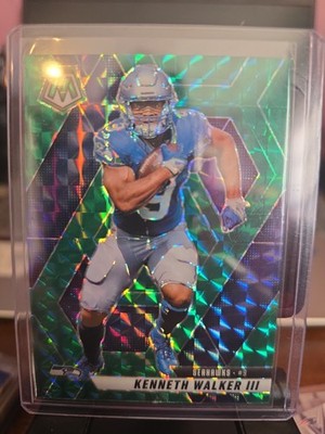 2025 Panini Mosaic #149 Kenneth Walker III, Mosaic Green