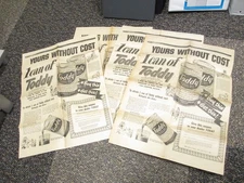 OVALTINE 1948 TODDY chocolate milk drink mix can full page newspaper premium (1)