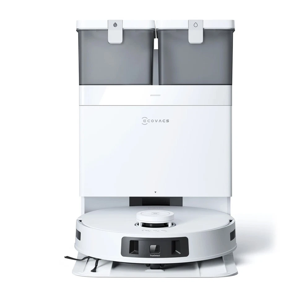 ECOVACS DEEBOT T30C PRO Omni Saugroboter mit Wischfunktion 12800Pa Weiß YlKO Al - Bild 2 von 4