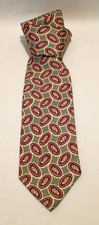 Vintage Polo by Ralph Lauren 100% Silk Repp Tie Hand Made in USA