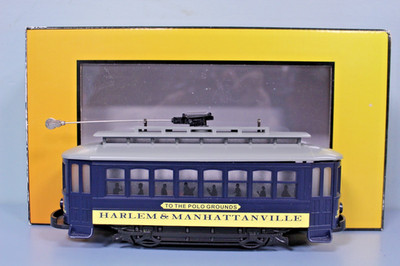 MTH RailKing 30-5207 Harlem & Manhattanville Bump-n-Go Trolley