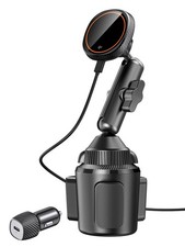 Magnetic Car Mount Charger for Qi2 15W Fast Charging - Built-in Fan Heat