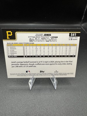 モンタージュ2（2025） 2025 Topps Series 2 Pink Sand glitter Foil #541 Jared Jones