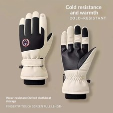 Winter Fleece-Lined Thermal Ski Gloves