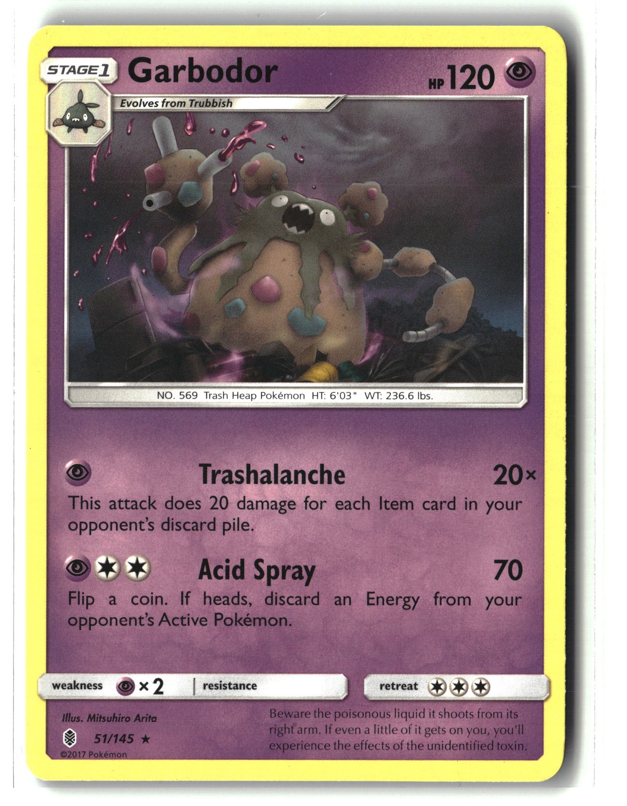 SM - Guardians Rising #51/145 Garbodor