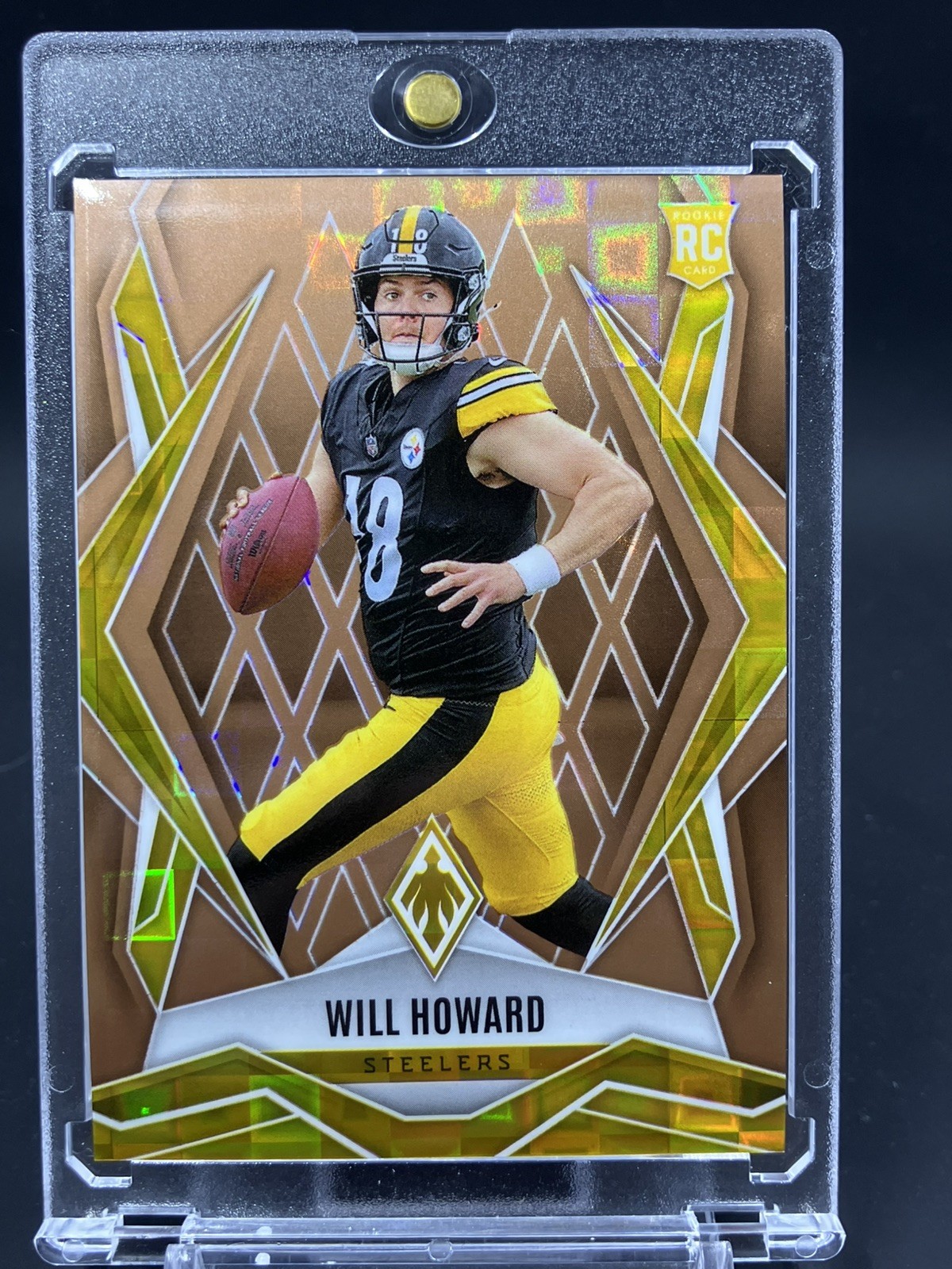 2025 Panini Phoenix bronze Will Howard Steelers Rookie #165 Serial Numbered /125