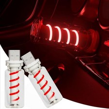 LED Car Interior Light, Touch Control USB Night Lamp, Retro Style 2PCS Red