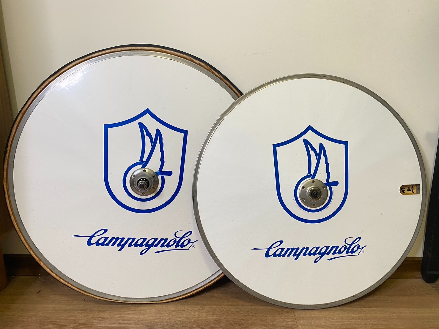 Vintage Campagnolo Ghibli track disc wheel set pista colnago cinelli bianchi