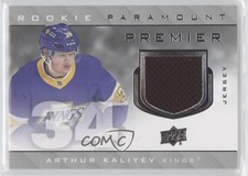 2020 Upper Deck Premier Rookie Paramount Jersey Relics Arthur Kaliyev #P-AK kq9