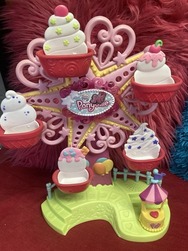 2007 My Little Pony Ponyville Riesenrad - MLP FUNKTIONIERT Licht & Geräusche EX-Zustand