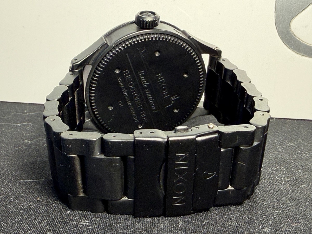 Nixon Battle Station The October Tide 48MM Swiss Movement Watch
