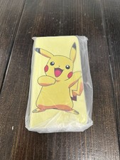 Pokemon Pikachu Long Zippered Wallet - Gold Zipper 8 x4 NEW