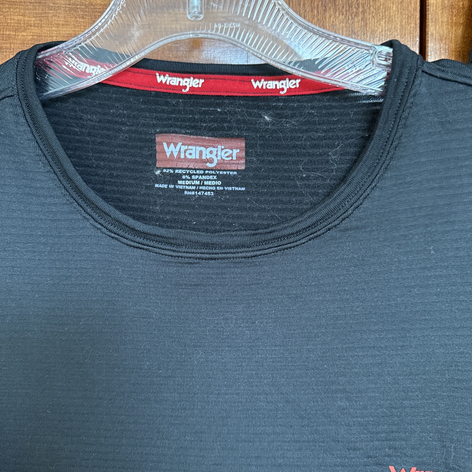Mens Wrangler Workwear Performance Layer Black To… - image 2