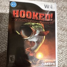 Hooked! Real Motion Fishing Nintendo Wii CIB TESTED